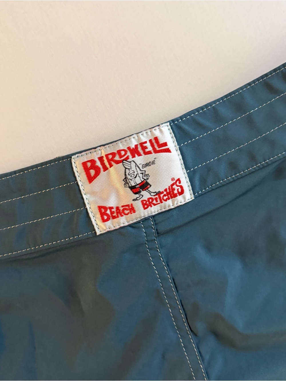 Birdwell Beach Britches 4” Trunks Women 10 USA MADE Cali Surf Beach Swim Shorts